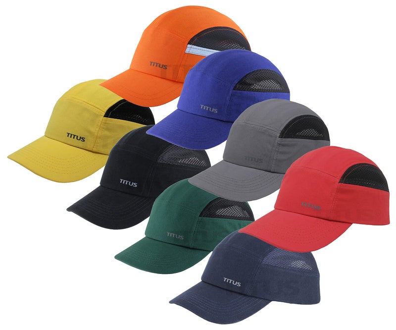 TITUS Lightweight Safety Bump Cap - Baseball Style Protective Hat (Blaze Orange) - Image 5